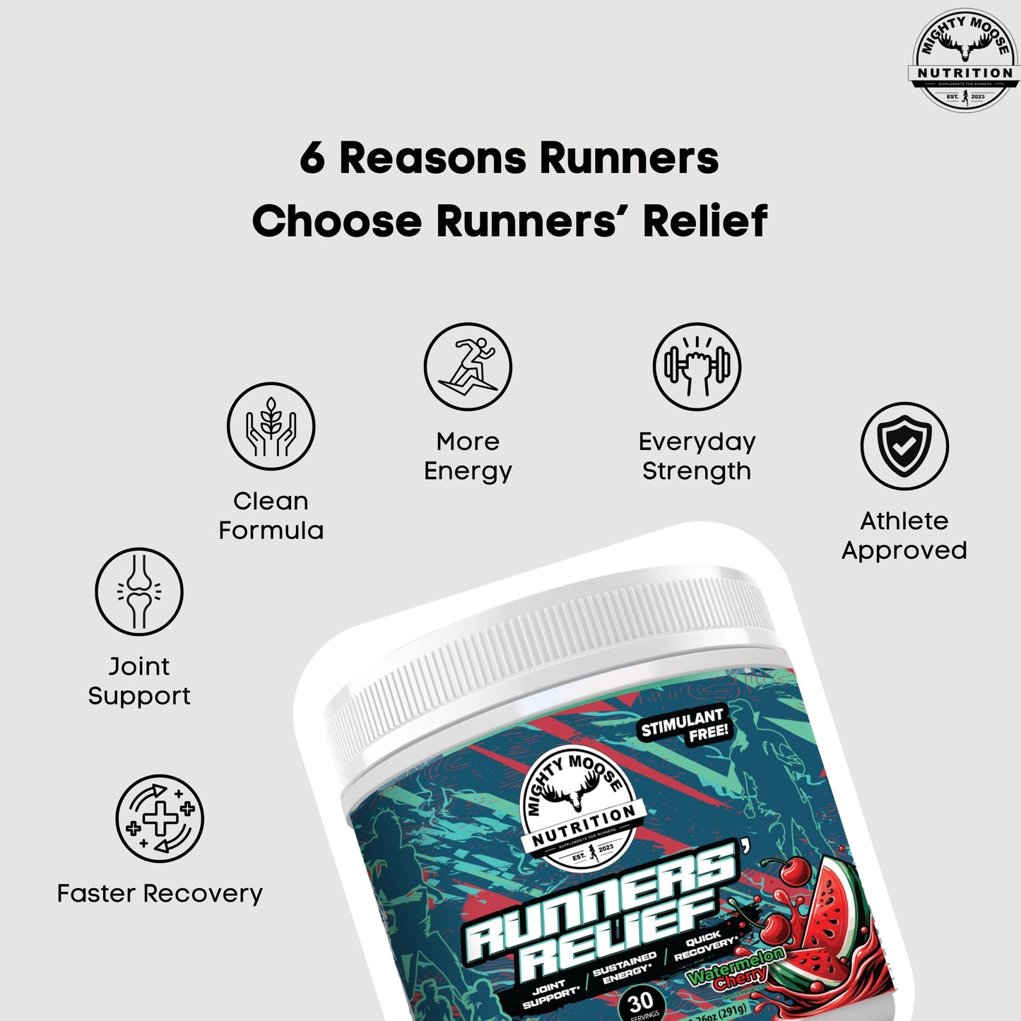 Runners' Relief: The Ultimate Marathon Recovery Drink (Watermelon Cherry)