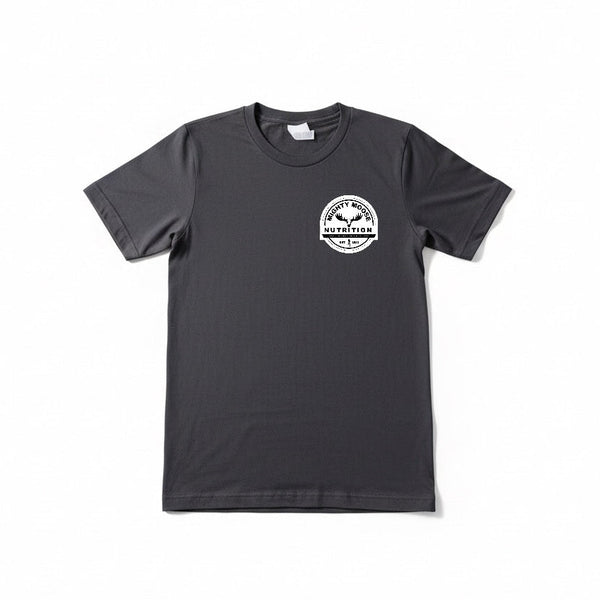 Mighty Moose Tee — Charcoal Gray