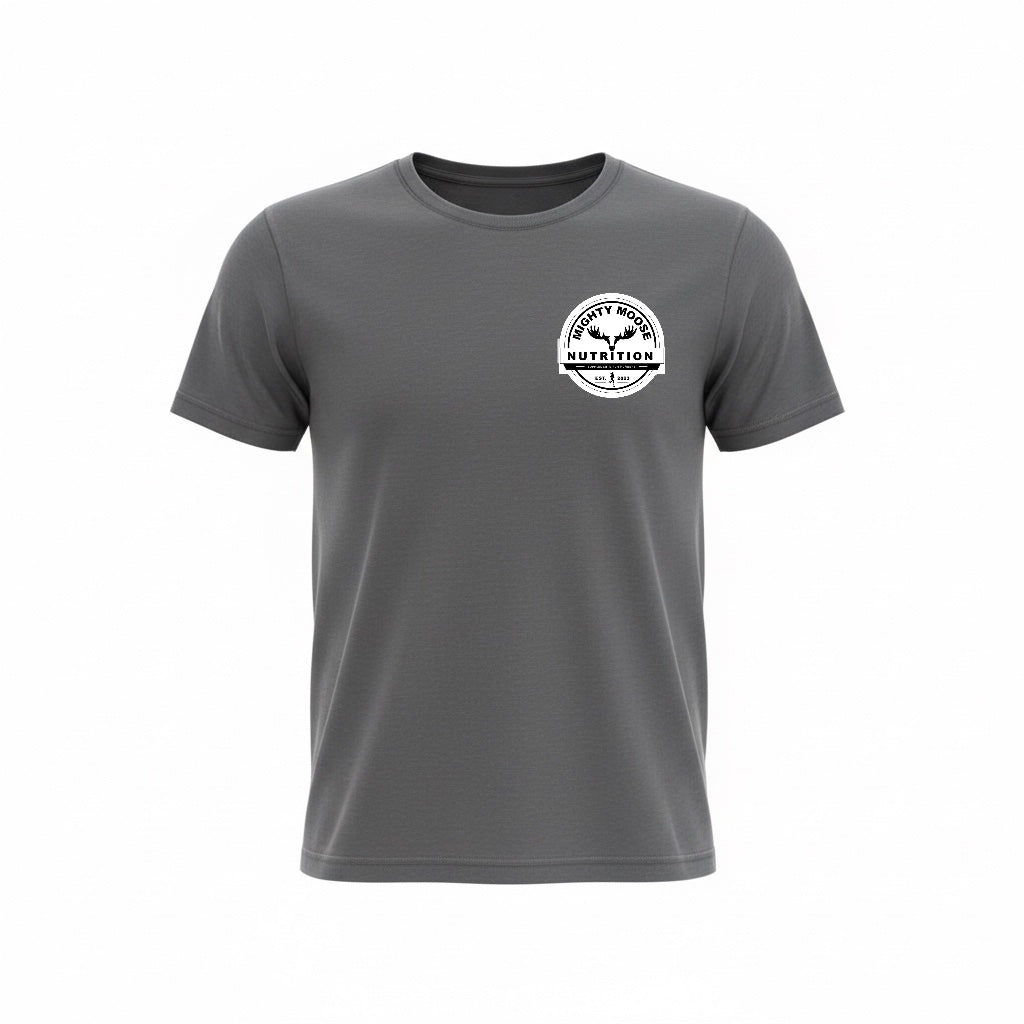Mighty Moose Tee — Charcoal Gray