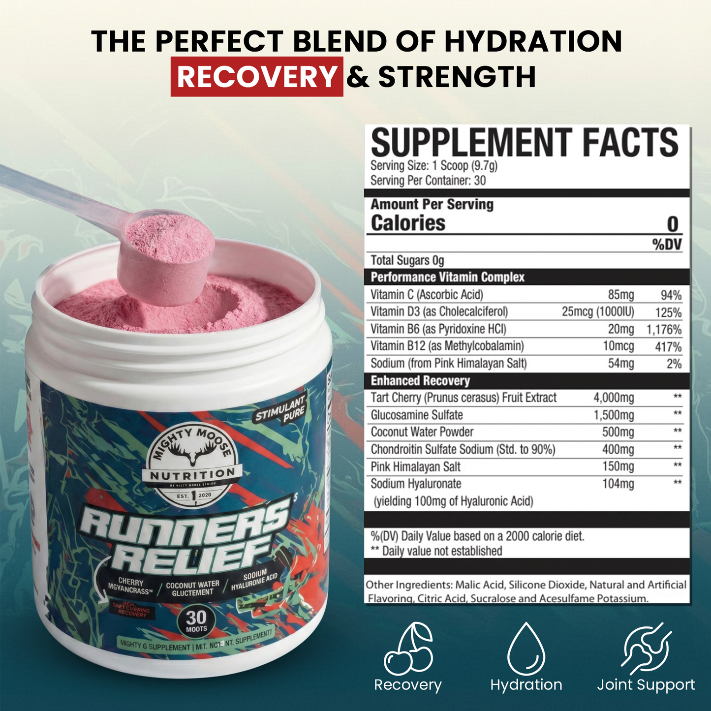 Runners' Relief: The Ultimate Marathon Recovery Drink (Watermelon Cherry)