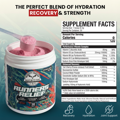 Runners' Relief: The Ultimate Marathon Recovery Drink (Watermelon Cherry)