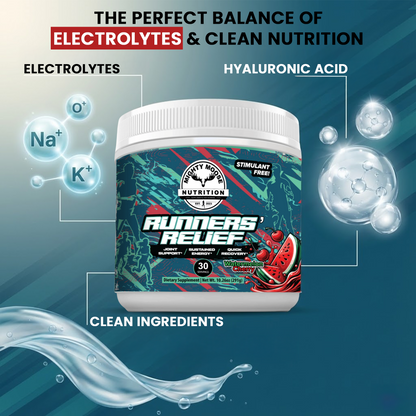 Runners' Relief: The Ultimate Marathon Recovery Drink (Watermelon Cherry)