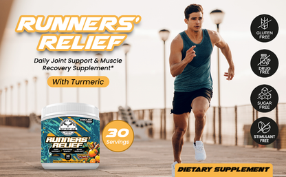 Runners' Relief - Joint Support and Muscle Recovery Supplement - *LIMITED EDITION* Tangerine Turmeric