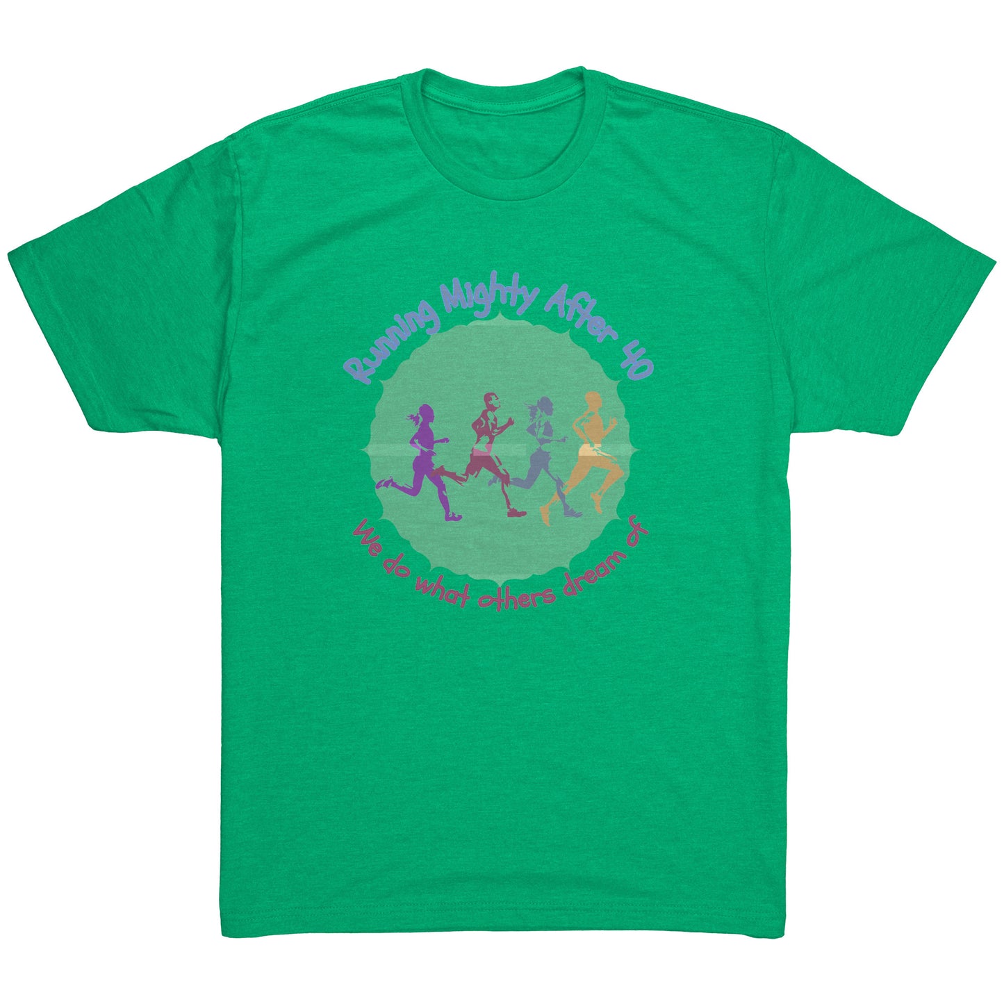 Running Mighty After 40 - Men's Triblend Shirt