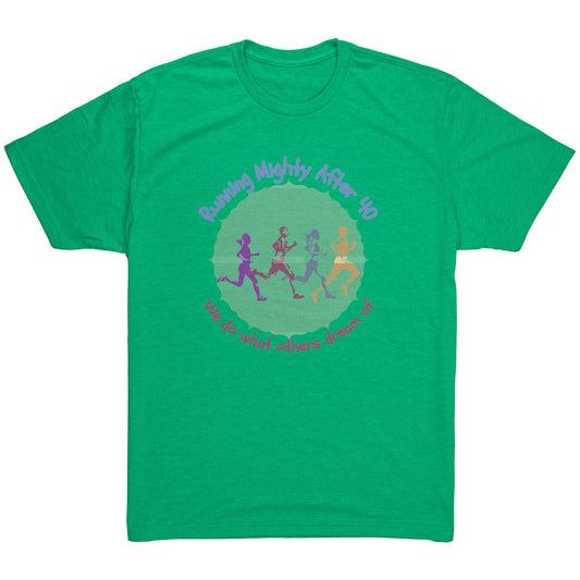 Running Mighty After 40 - Men's Triblend Shirt
