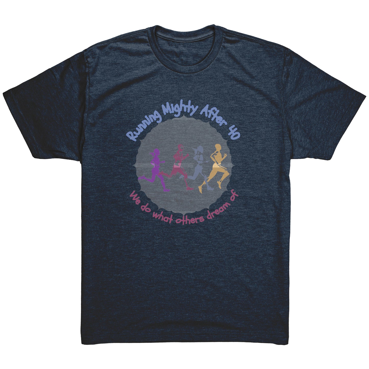Running Mighty After 40 - Men's Triblend Shirt